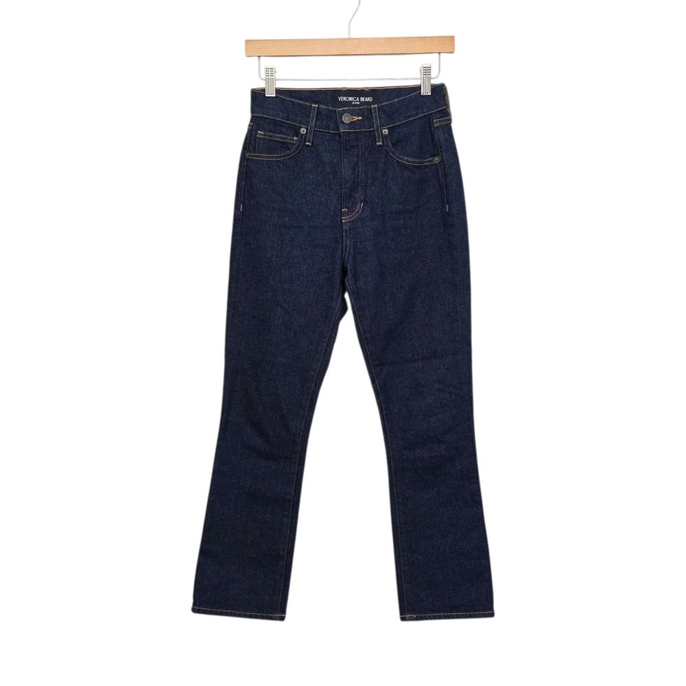 Veronica Beard Dark Indigo Cropped Jeans